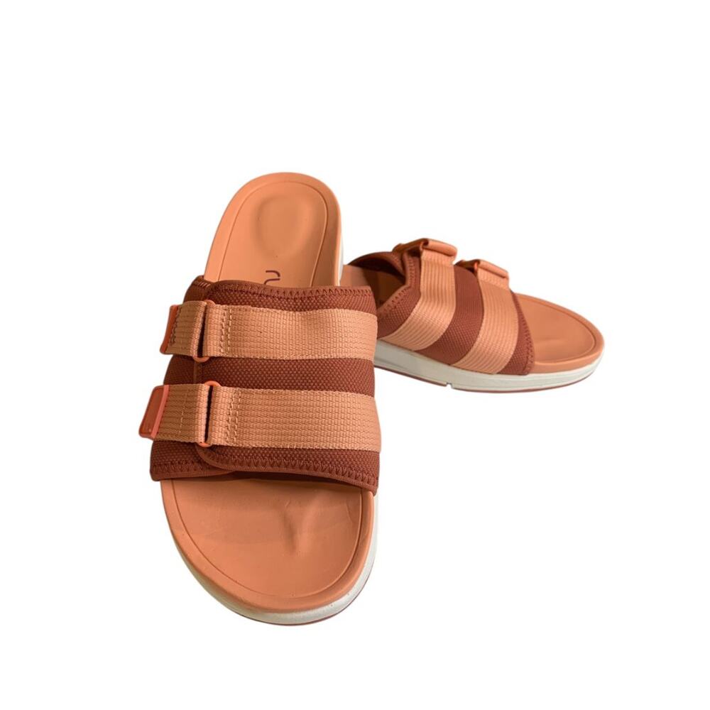 Size 9.5 Ryka Womens Salmon Tribute Adjustable Slides